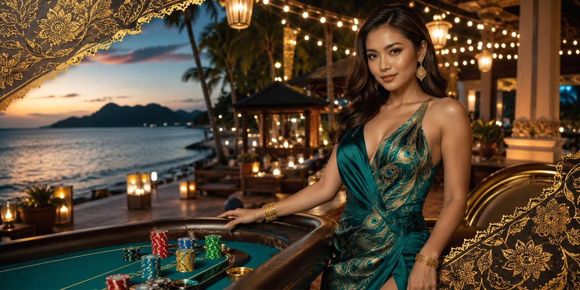 Pemain Langkawi dengan baju batik menikmati pengalaman pertaruhan kasino segi44